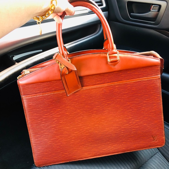 🌸Auth Louis Vuitton EPI Briefcase+matching Clutch - Picture 2 of 8